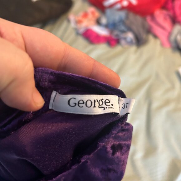 π George Velour Party Dress β Size 3T π - Picture 2 of 4